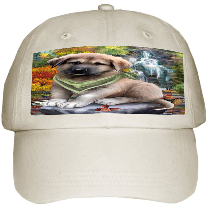 Scenic Waterfall Anatolian Shepherd Dog Ball Hat Cap HAT52773