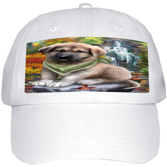 Scenic Waterfall Anatolian Shepherd Dog Ball Hat Cap HAT52773