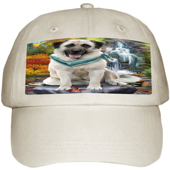 Scenic Waterfall Anatolian Shepherd Dog Ball Hat Cap HAT52776