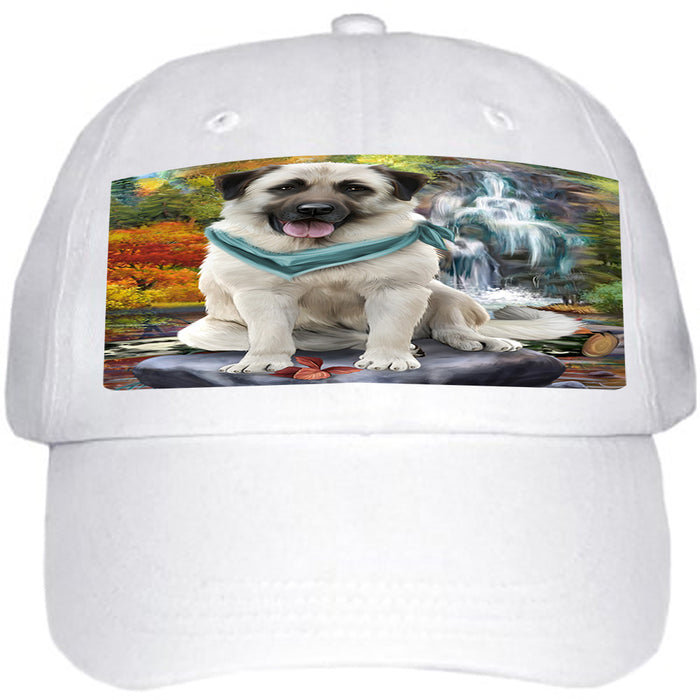 Scenic Waterfall Anatolian Shepherd Dog Ball Hat Cap HAT52776