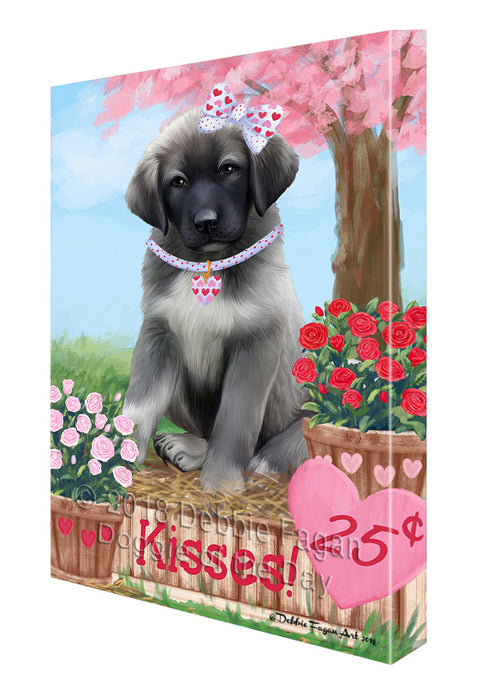 Rosie 25 Cent Kisses Anatolian Shepherd Dog Canvas Print Wall Art Décor CVS124370