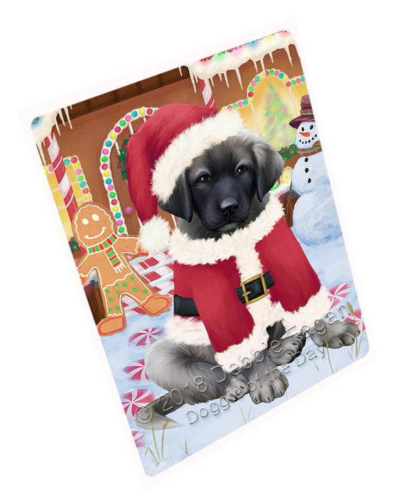 Christmas Gingerbread House Candyfest Anatolian Shepherd Dog Blanket BLNKT124689