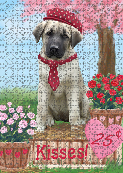 Rosie 25 Cent Kisses Anatolian Shepherd Dog Puzzle with Photo Tin PUZL91384