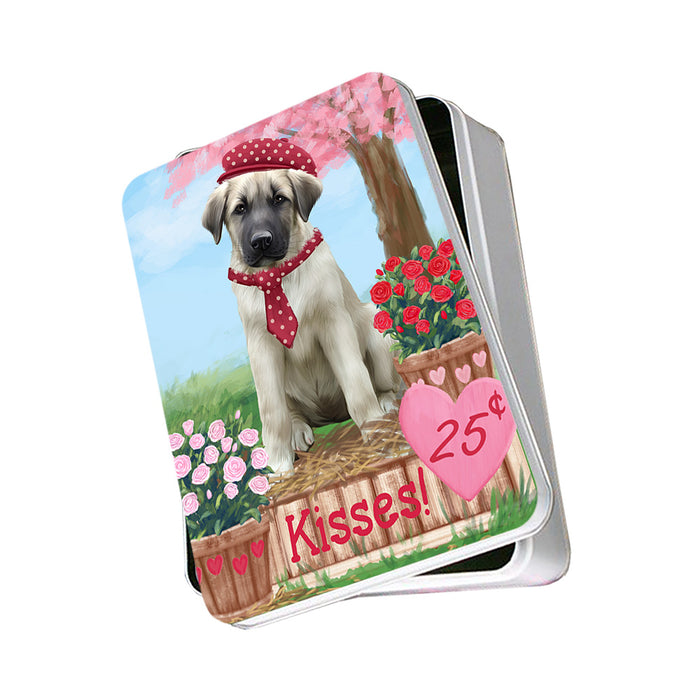 Rosie 25 Cent Kisses Anatolian Shepherd Dog Photo Storage Tin PITN55738