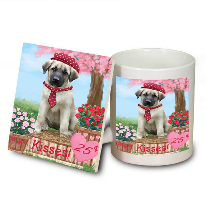 Rosie 25 Cent Kisses Anatolian Shepherd Dog Mug and Coaster Set MUC55787