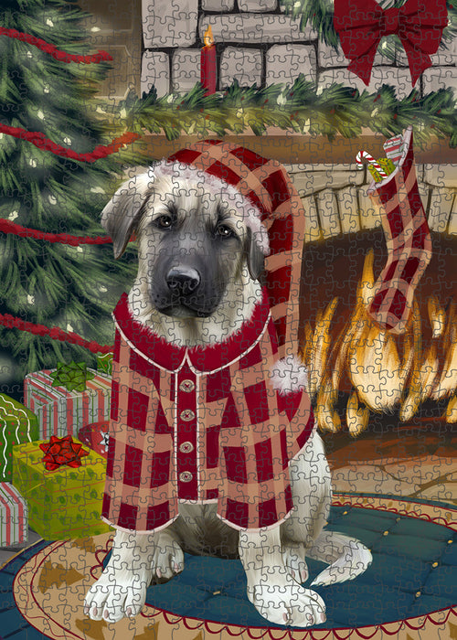 The Stocking was Hung Anatolian Shepherd Dog Puzzle  PUZL88884