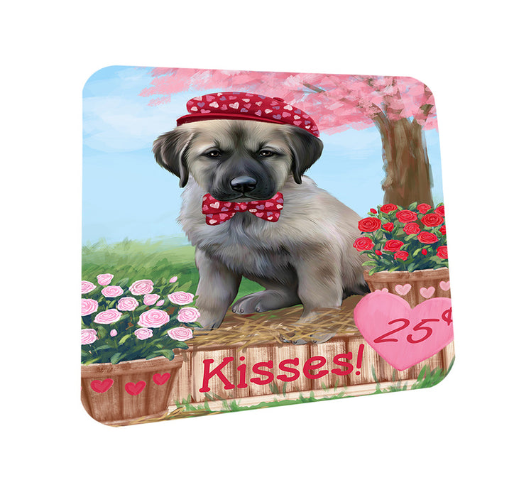 Rosie 25 Cent Kisses Anatolian Shepherd Dog Coasters Set of 4 CST55754