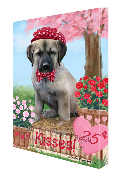 Rosie 25 Cent Kisses Anatolian Shepherd Dog Canvas Print Wall Art Décor CVS124388
