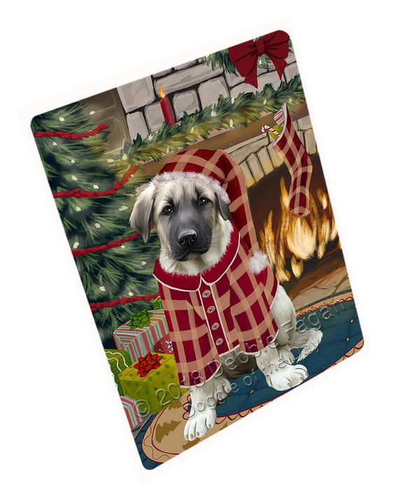 The Stocking was Hung Anatolian Shepherd Dog Cutting Board C70647