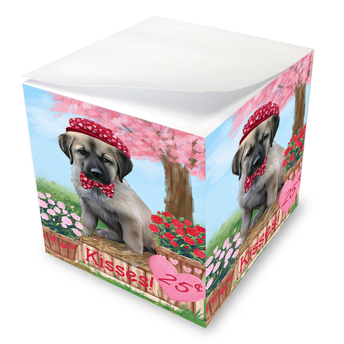 Rosie 25 Cent Kisses Anatolian Shepherd Dog Note Cube NOC53868