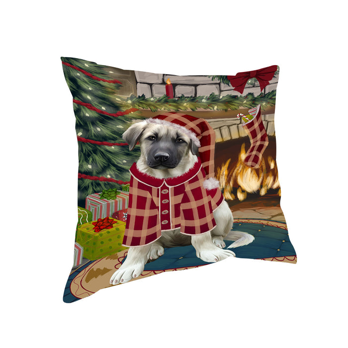The Stocking was Hung Anatolian Shepherd Dog Pillow PIL69608