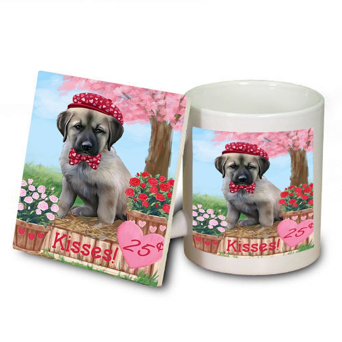 Rosie 25 Cent Kisses Anatolian Shepherd Dog Mug and Coaster Set MUC55788
