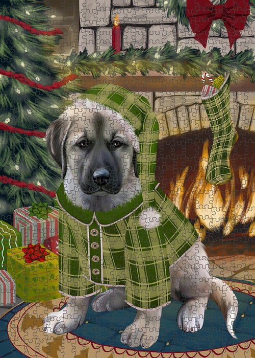 The Stocking was Hung Anatolian Shepherd Dog Puzzle  PUZL88888