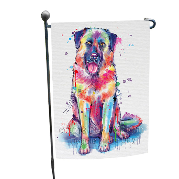 Watercolor Anatolian Shepherd Dog Garden Flag GFLG65155