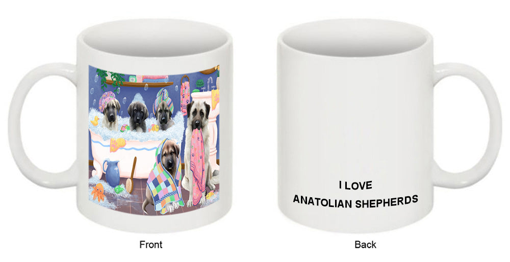 Rub A Dub Dogs In A Tub Anatolian Shepherds Dog Coffee Mug MUG52152