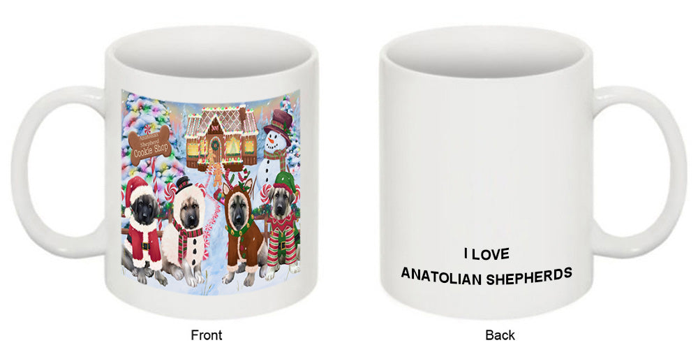 Holiday Gingerbread Cookie Shop Anatolian Shepherds Dog Coffee Mug MUG51494