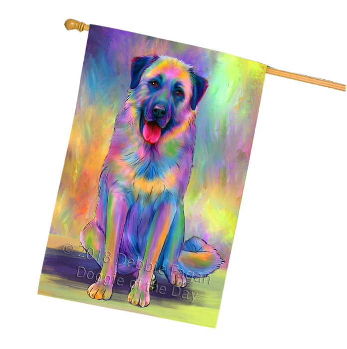 Paradise Wave Anatolian Shepherd Dog House Flag FLG57372