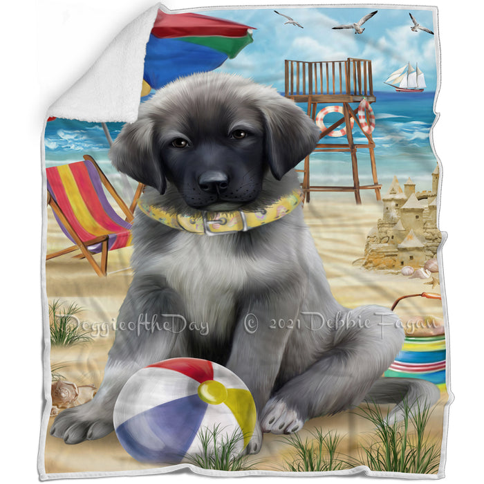 Pet Friendly Beach Anatolian Shepherd Dog Blanket BLNKT65352