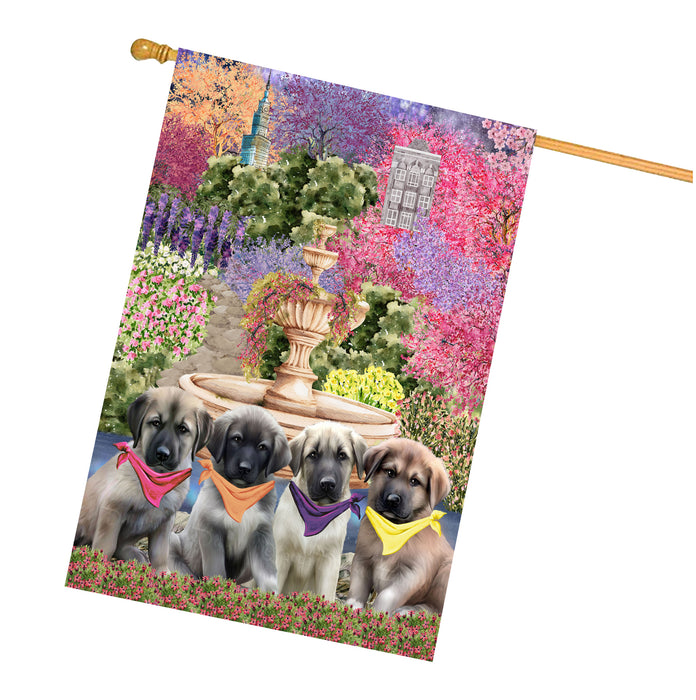 Anatolian Shepherd Dogs House Flag: Explore a Variety of Designs, Weather Resistant, Double-Sided, Custom, Personalized, Home Outdoor Yard Decor for Dog and Pet Lovers