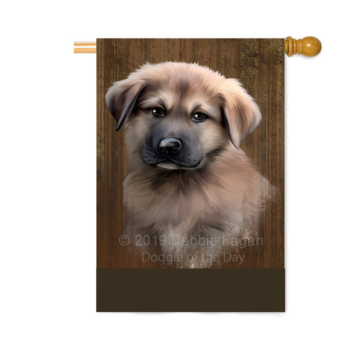 Personalized Rustic Anatolian Shepherd Dog Custom House Flag FLG64476