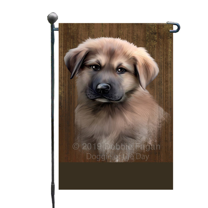 Personalized Rustic Anatolian Shepherd Dog Custom Garden Flag GFLG63399