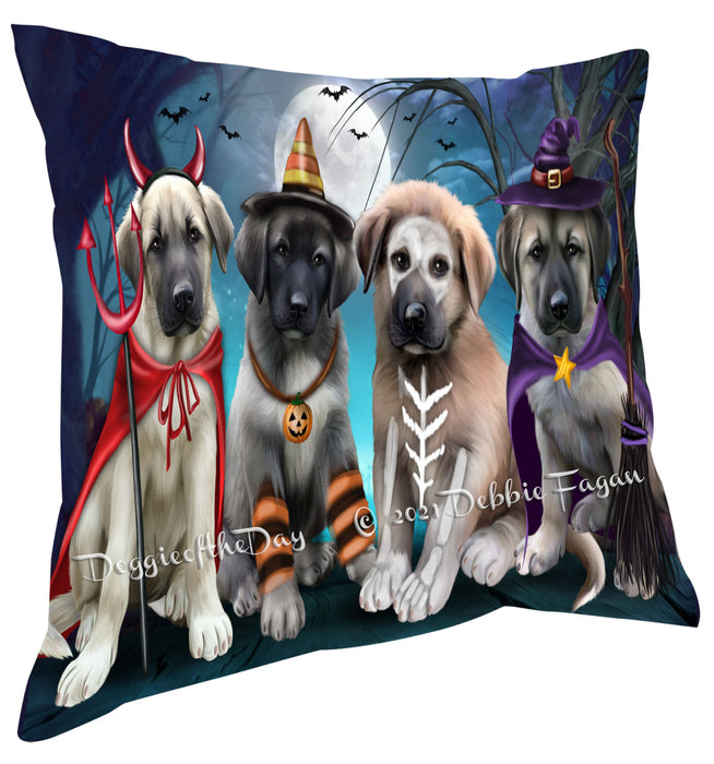 Happy Halloween Trick or Treat Anatolian Shepherd Dogs Pillow with Top Quality High-Resolution Images - Ultra Soft Pet Pillows for Sleeping - Reversible & Comfort - Ideal Gift for Dog Lover - Cushion for Sofa Couch Bed - 100% Polyester, PILA88444