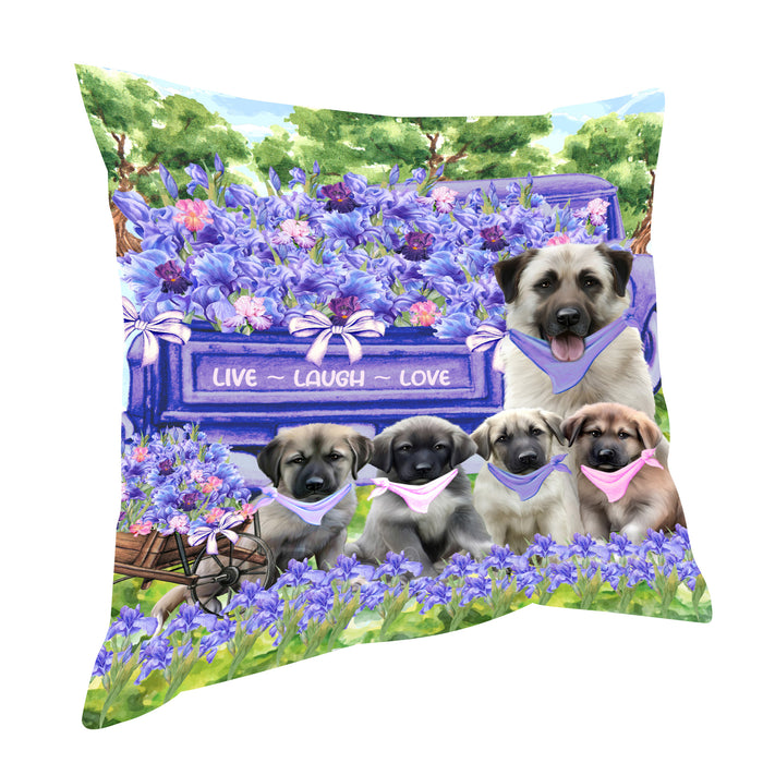 Anatolian Shepherd Throw Pillow: Explore a Variety of Designs, Cushion Pillows for Sofa Couch Bed, Personalized, Custom, Dog Lover's Gifts