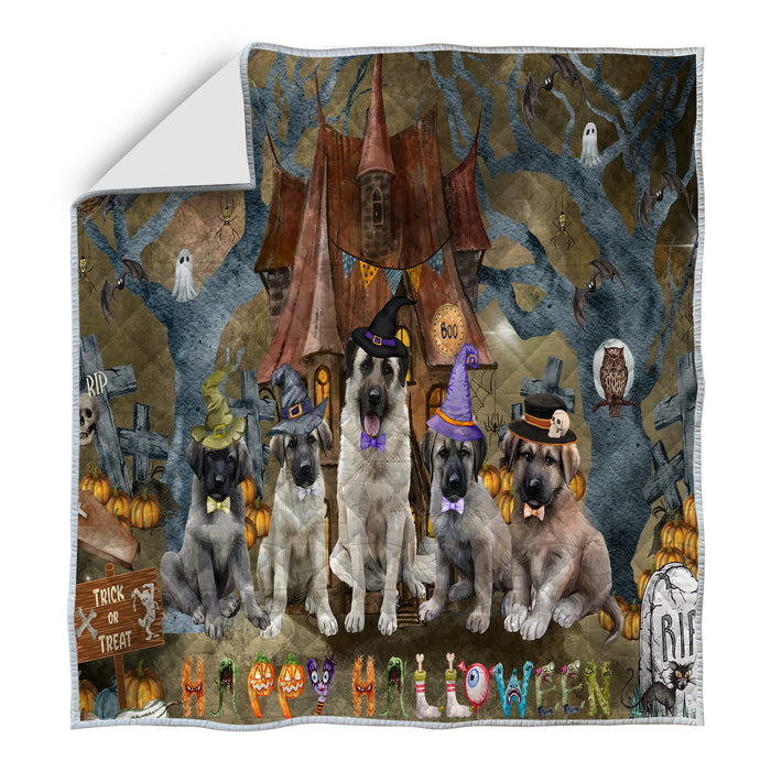 Anatolian Shepherd Bed Quilt, Explore a Variety of Designs, Personalized, Custom, Bedding Coverlet Quilted, Pet and Dog Lovers Gift