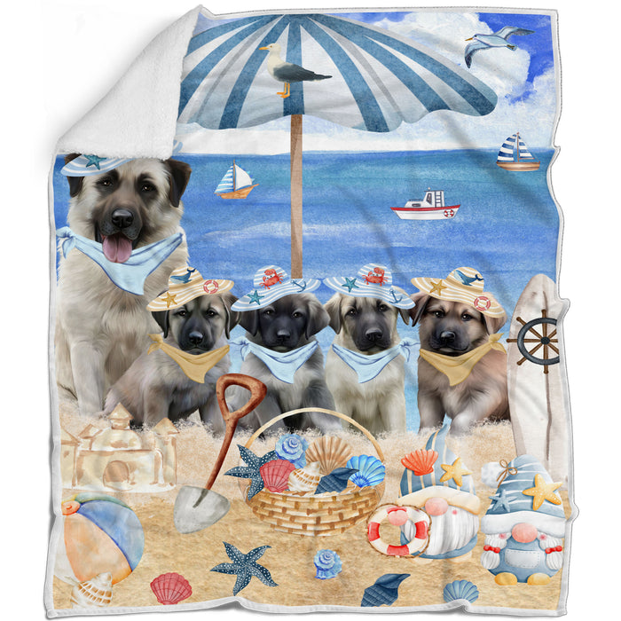 Anatolian Shepherd Blanket: Explore a Variety of Custom Designs, Bed Cozy Woven, Fleece and Sherpa, Personalized Dog Gift for Pet Lovers