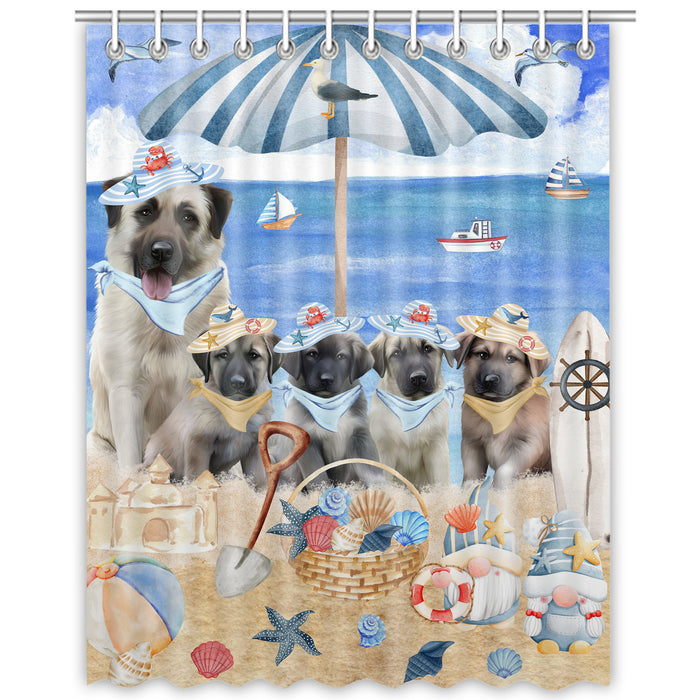 Anatolian Shepherd Shower Curtain, Explore a Variety of Custom Designs, Personalized, Waterproof Bathtub Curtains with Hooks for Bathroom, Gift for Dog and Pet Lovers