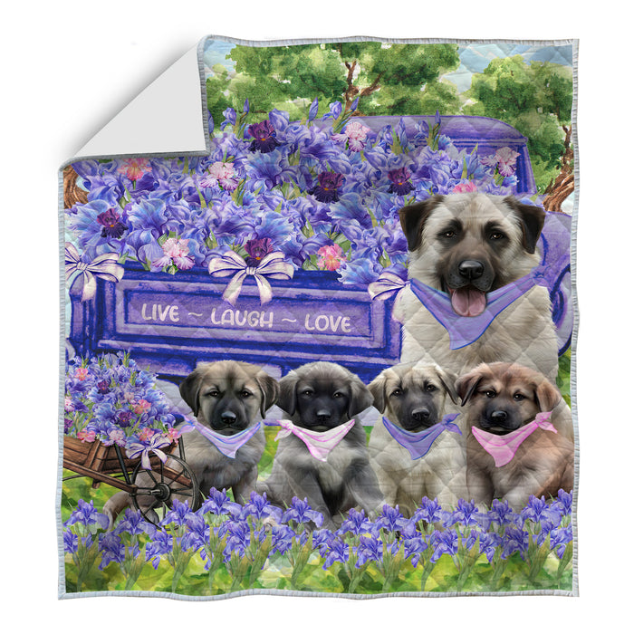 Anatolian Shepherd Quilt: Explore a Variety of Personalized Designs, Custom, Bedding Coverlet Quilted, Pet and Dog Lovers Gift