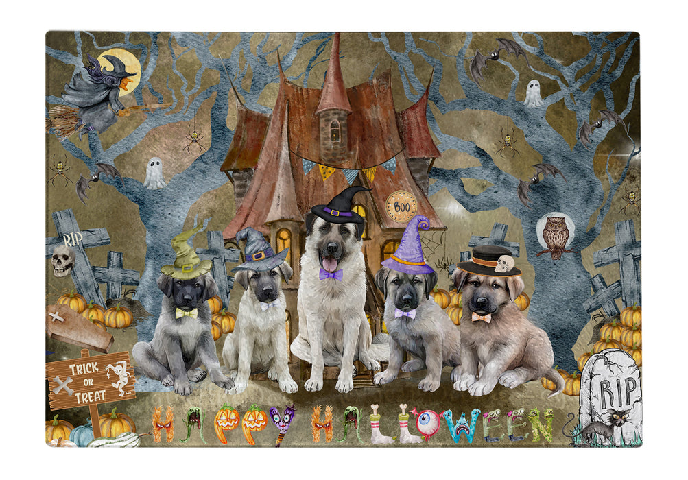 Anatolian Shepherd Cutting Board: Explore a Variety of Designs, Personalized, Custom, Kitchen Tempered Glass Scratch and Stain Resistant, Halloween Gift for Pet and Dog Lovers