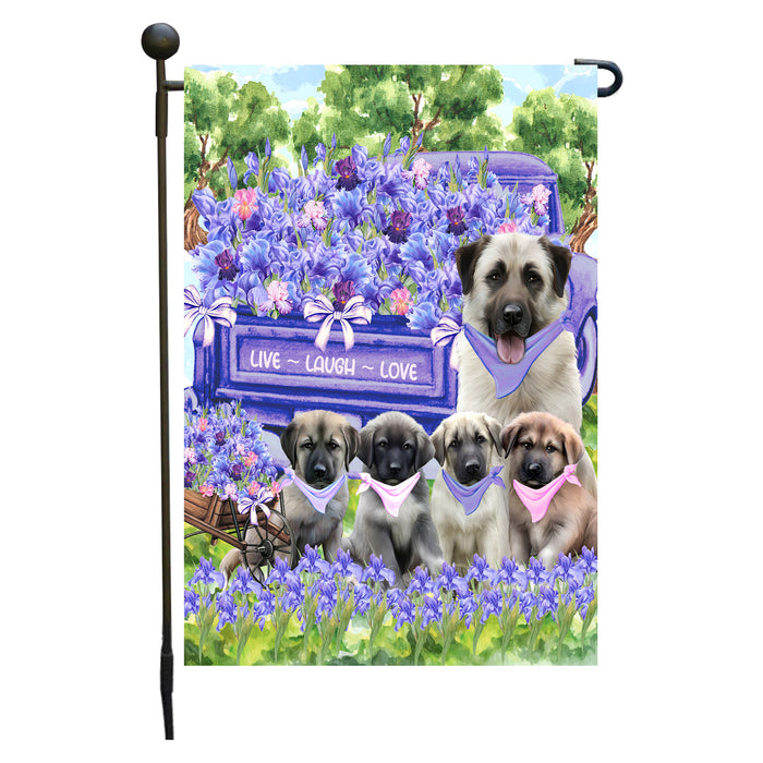 Anatolian Shepherd Dogs Garden Flag for Dog and Pet Lovers, Explore a Variety of Designs, Custom, Personalized, Weather Resistant, Double-Sided, Outdoor Garden Yard Decoration
