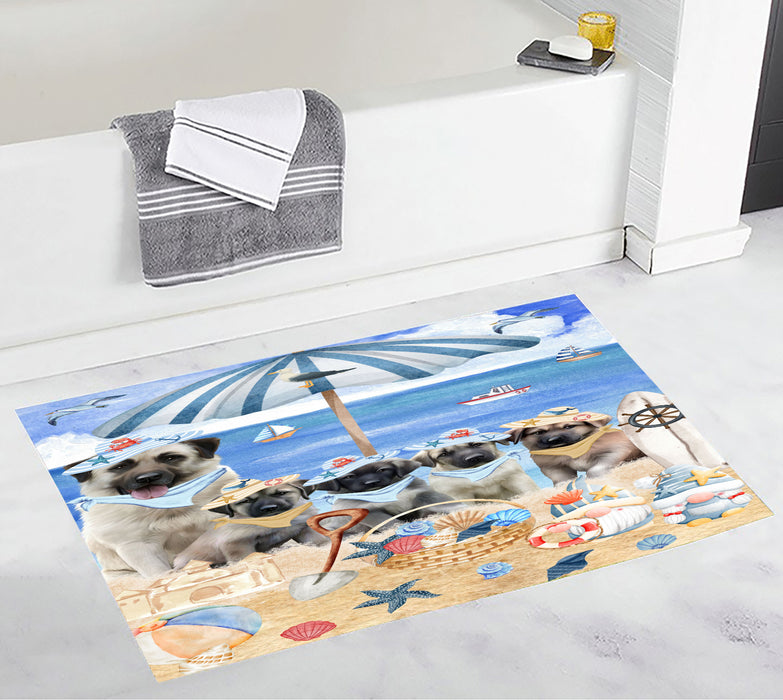 Anatolian Shepherd Bath Mat: Non-Slip Bathroom Rug Mats, Custom, Explore a Variety of Designs, Personalized, Gift for Pet and Dog Lovers