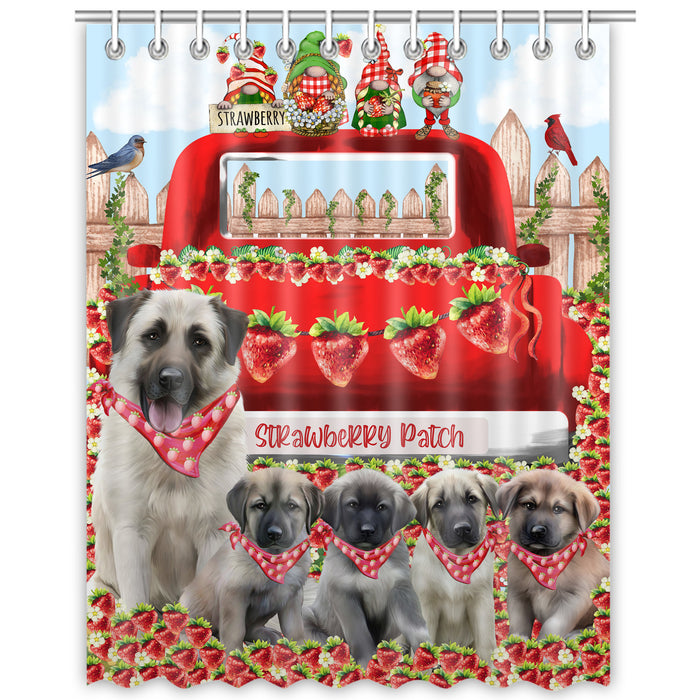 Anatolian Shepherd Shower Curtain, Personalized Bathtub Curtains for Bathroom Decor with Hooks, Explore a Variety of Designs, Custom, Pet Gift for Dog Lovers