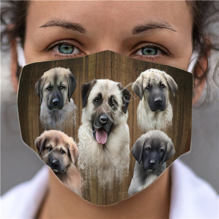 Rustic Anatolian Shepherd Dogs Face Mask FM50018