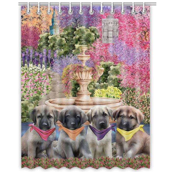 Anatolian Shepherd Shower Curtain, Personalized Bathtub Curtains for Bathroom Decor with Hooks, Explore a Variety of Designs, Custom, Pet Gift for Dog Lovers