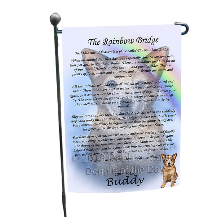 Rainbow Bridge Australian Cattle Dog Dog Garden Flag GFLG56091