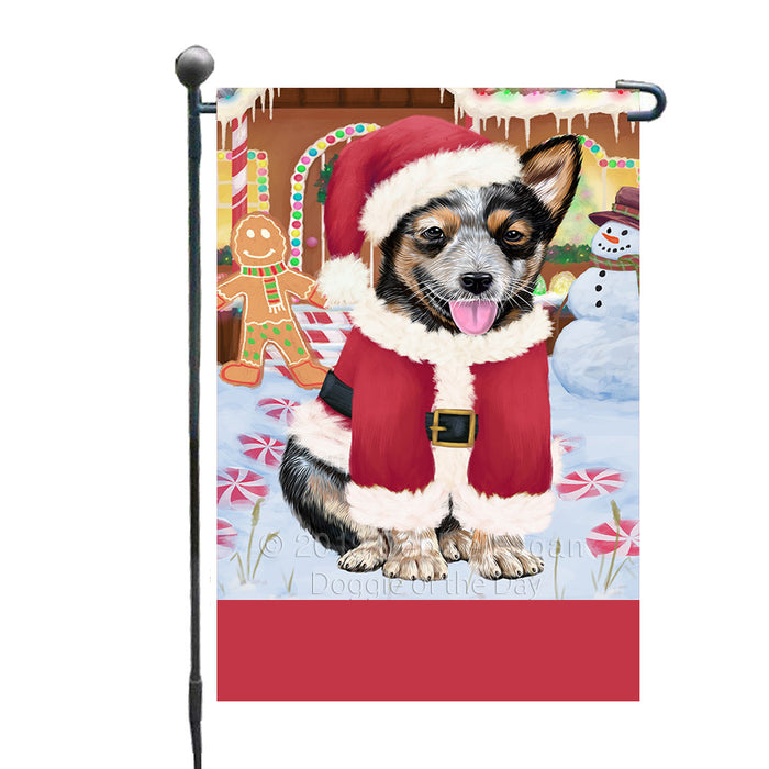 Personalized Gingerbread Candyfest Australian Cattle Dog Custom Garden Flag GFLG63906