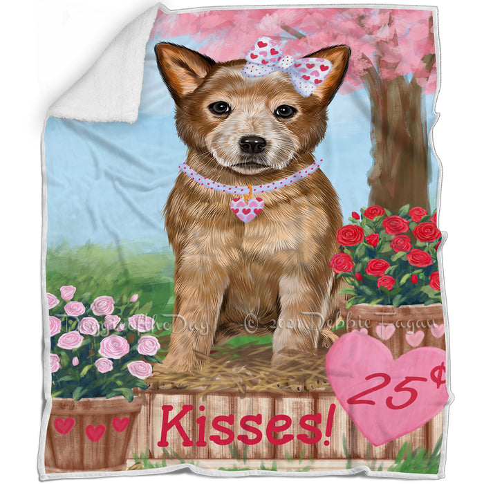 Rosie 25 Cent Kisses Australian Cattle Dog Blanket BLNKT121593