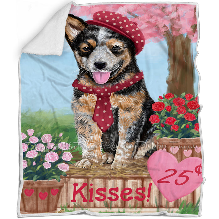 Rosie 25 Cent Kisses Australian Cattle Dog Blanket BLNKT121602