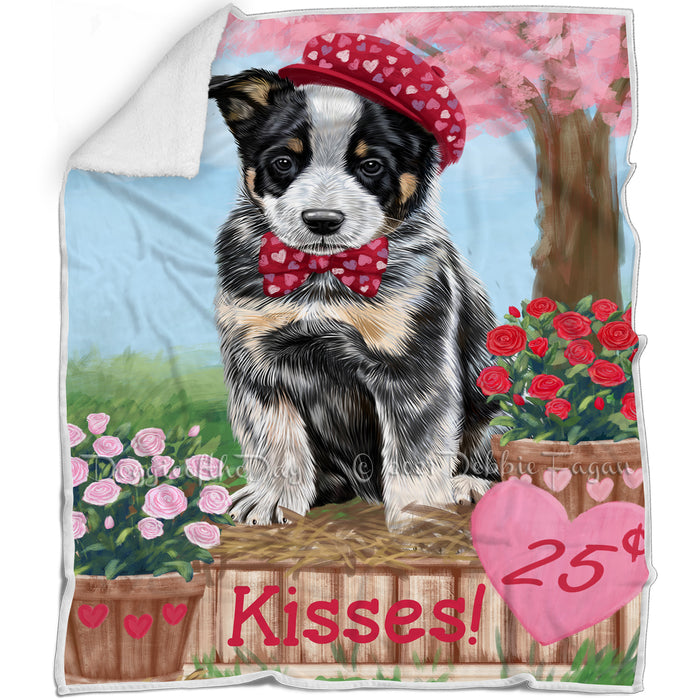 Rosie 25 Cent Kisses Australian Cattle Dog Blanket BLNKT121611