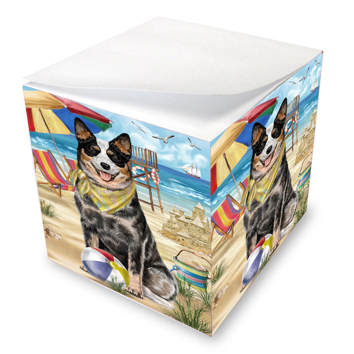 Pet Friendly Beach Australian Cattle Dog Note Cube NOC-DOTD-A57163