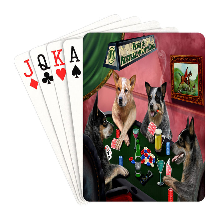 Home of Australian Cattle Dogs Playing Poker Playing Card Decks