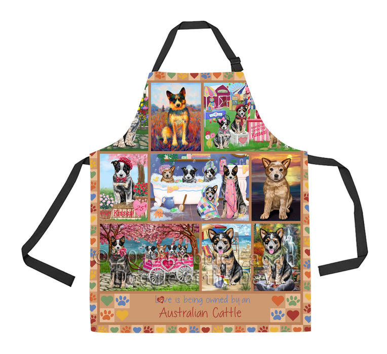 Love is Being Owned Australian Cattle Dog Beige Apron