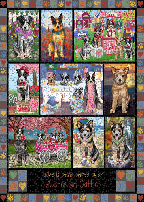 Love is Being Owned Australian Cattle Dog Grey Puzzle with Photo Tin PUZL98200