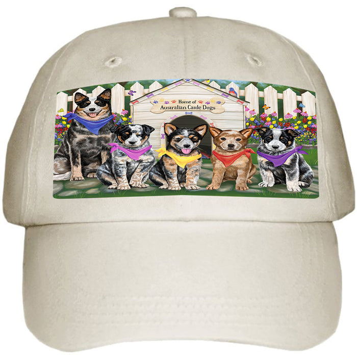 Spring Dog House Australian Cattle Dogs Ball Hat Cap HAT53028