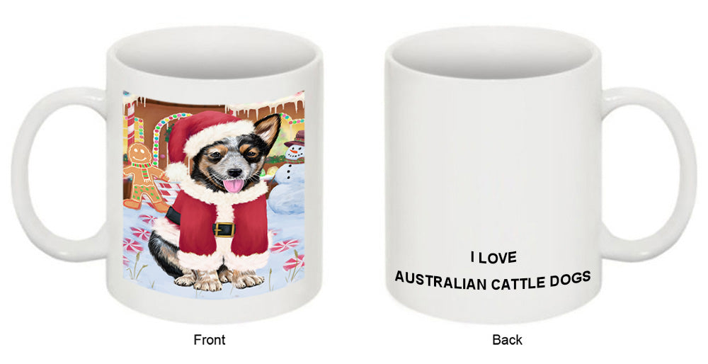 Christmas Gingerbread House Candyfest Australian Cattle Dog Coffee Mug MUG51543