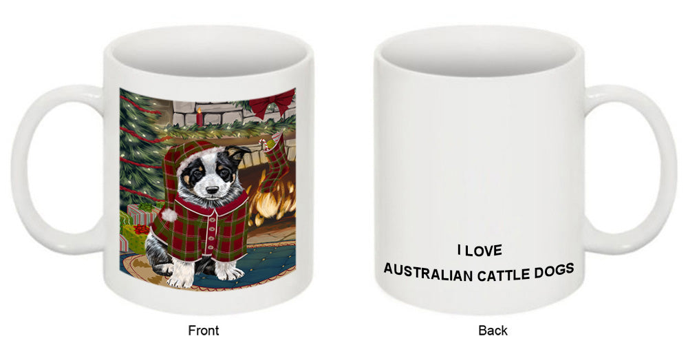 The Stocking was Hung Australian Cattle Dog Coffee Mug MUG50570