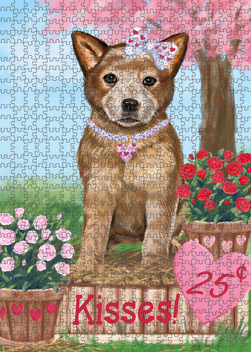 Rosie 25 Cent Kisses Australian Cattle Dog Puzzle with Photo Tin PUZL91392